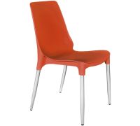 Стул Sheffilton SHT-S75-1 красный/хром лак