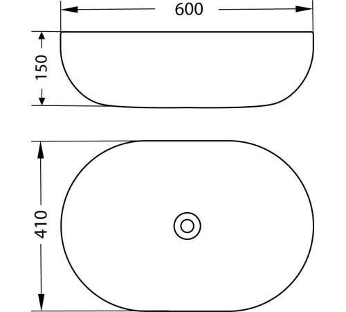 Умывальник Lauter 21836 + Cascade 21СК0655BS