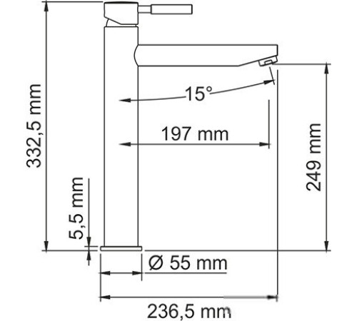 Смеситель Wasserkraft Main 4103H