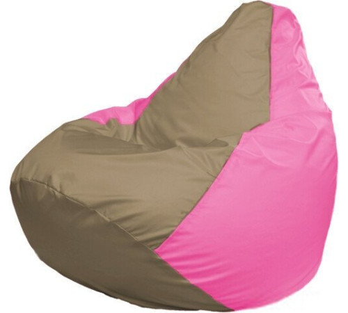 Кресло-мешок Flagman Груша Макси Г2.1-89 розовый/бежевый темный
