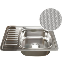 Кухонная мойка Mixline 532311 правая, декор, 0.8 мм