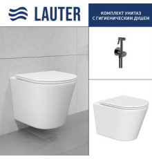 Унитаз подвесной Lauter Longer 2110822 + Breez 21GN7072BM