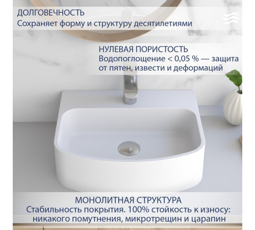 Умывальник Lauter Molara 21M451PW Pure White