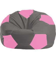 Кресло-мешок Flagman Мяч Стандарт М1.1-333 серый/розовый
