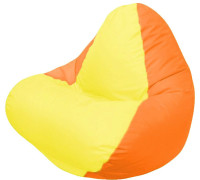 Кресло-мешок Flagman Relax Г4.1-034 оранжевый/желтый