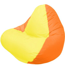 Кресло-мешок Flagman Relax Г4.1-034 оранжевый/желтый