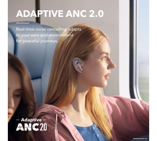 Наушники Anker Soundcore Liberty 4 NC розовый