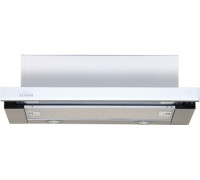 Кухонная вытяжка Elikor Интегра Glass 60Н-400-В2Д нержавеющая сталь/белое стекло 940981