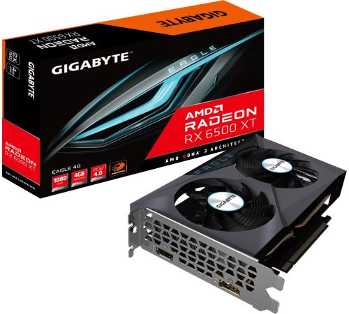 Видеокарта Gigabyte Radeon RX 6500 XT Eagle 4G GV-R65XTEAGLE-4GD