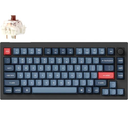 Клавиатура Keychron V1 Max RGB V1M-D3-RU Gateron Jupiter Brown