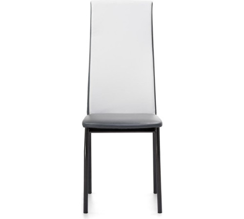 Стул Woodville Mirilis белый полимер/серый полимер/темный мусс