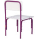 Детский стул Фея Мой малыш 0002742.30 белый/фиолетовый