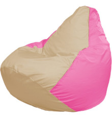 Кресло-мешок Flagman Груша Макси Г2.1-142 розовый/бежевый
