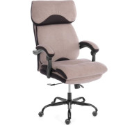 Офисное кресло TetChair Chief metalBL ткань, светло-коричневый, KUB 03/TW-24