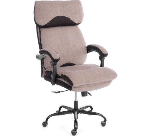 Офисное кресло TetChair Chief metalBL ткань, светло-коричневый, KUB 03/TW-24