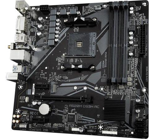 Материнская плата Gigabyte A520M DS3H AC rev. 1.4