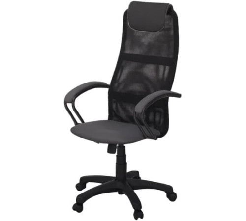 Офисный стул Mio Tesoro Эрнесто серый/черный