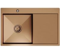 Кухонная мойка Mixline Pro 552921 бронза, с сифоном
