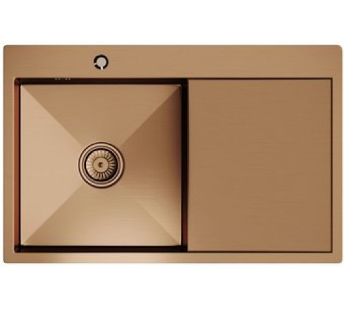Кухонная мойка Mixline Pro 552921 бронза, с сифоном