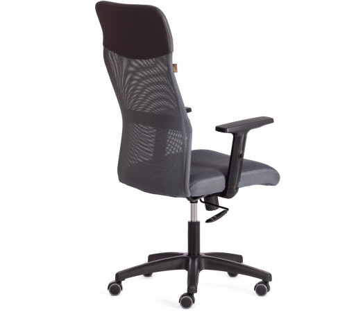 Офисное кресло TetChair Practic Plt ткань/кожзам серый