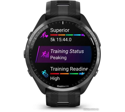 Умные часы Garmin Forerunner 965 черный/серый