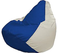 Кресло-мешок Flagman Груша Мега Super Г5.1-125 синий/белый