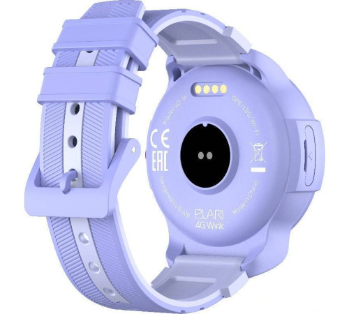 Детские умные часы Elari KidPhone 4G Wink сиреневый