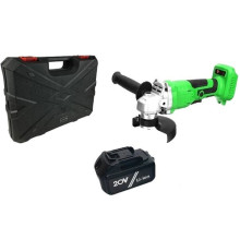 Угловая шлифмашина Zitrek AG 20 Pro с 1-м АКБ, кейс