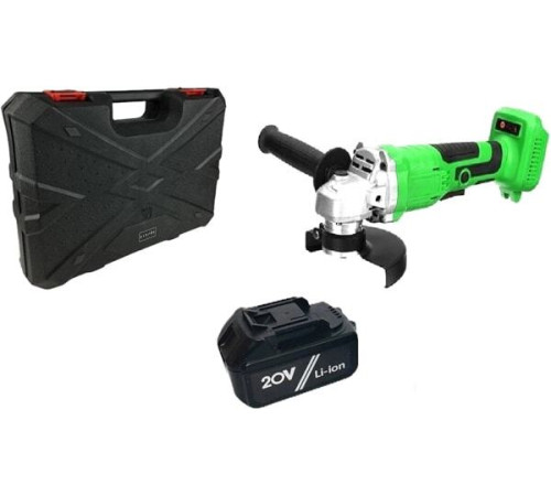 Угловая шлифмашина Zitrek AG 20 Pro с 1-м АКБ, кейс