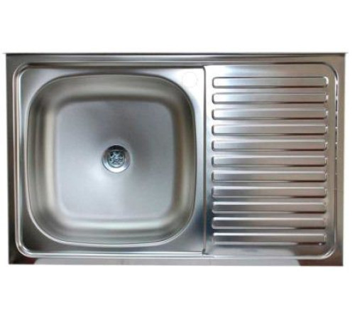 Кухонная мойка Mixline 310337 левая, матовая, 0.4 мм