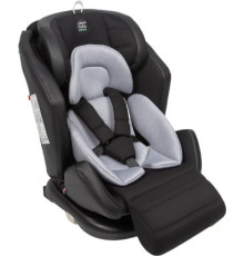 Детское автокресло Amarobaby Favorite Isofix С усиленной боковой поддержкой AB24-20FAV/0911 черный/серый