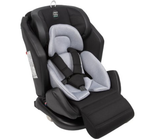 Детское автокресло Amarobaby Favorite Isofix С усиленной боковой поддержкой AB24-20FAV/0911 черный/серый