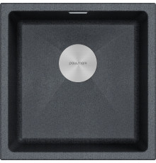 Кухонная мойка Paulmark IT-Granit Lumi 45 Uni LU45-DG темно-серый/графит