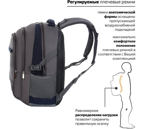 Городской рюкзак BRAUBERG MainStream 1 224445