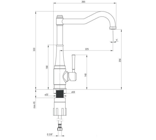 Смеситель Deante Tamizo BQT M63M