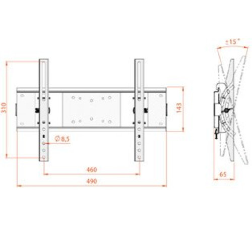 Кронштейн для телевизора Electric Light КБ-01-51