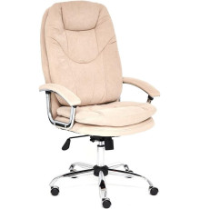 Кресло TetChair Softy LUX флок, бежевый