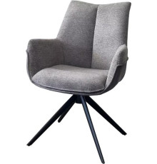 Стул с подлокотниками M-City Pontus 626M05484 KN01-03 серыйBZ1046-02 темно-серыйчерный