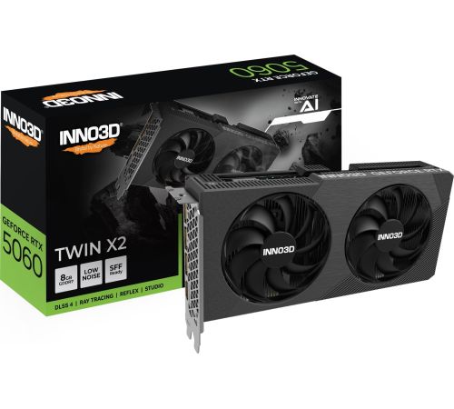 Видеокарта Inno3D GeForce RTX 5060 Twin X2 N50602-08D7-195071N