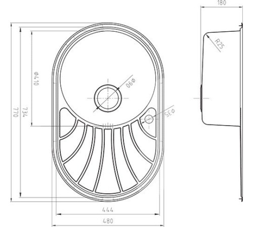 Кухонная мойка IDDIS Suno SUN77SRi77