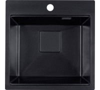 Кухонная мойка Marblan Comfort 50 оникс, с сифоном