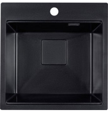 Кухонная мойка Marblan Comfort 50 оникс, с сифоном