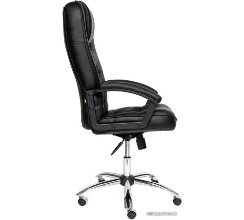 Офисное кресло TetChair Сн9944 иск. кожа/ткань, хром/черный