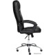 Офисное кресло TetChair Сн9944 иск. кожа/ткань, хром/черный