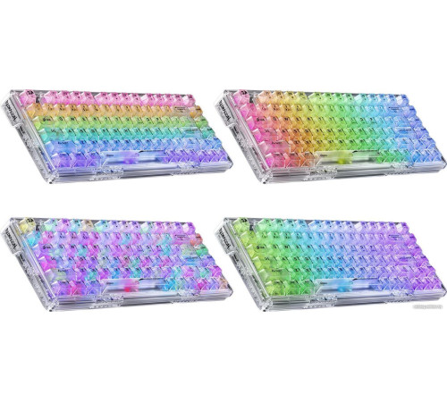 Клавиатура Redragon Elf Pro прозрачный/белый