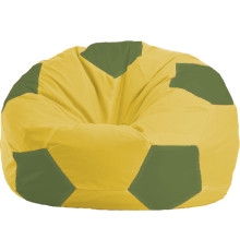 Кресло-мешок Flagman Мяч Стандарт М1.1-259 желтый/оливковый