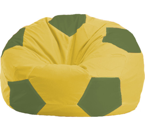 Кресло-мешок Flagman Мяч Стандарт М1.1-259 желтый/оливковый