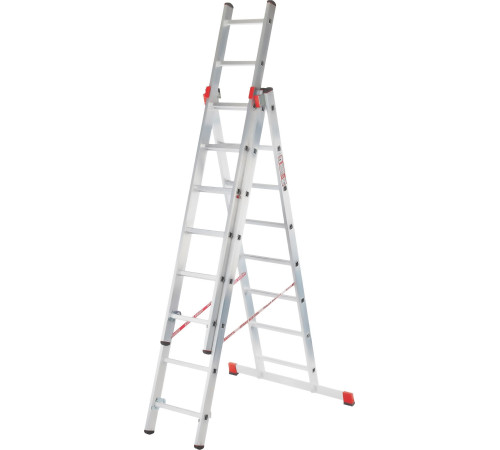 Лестница-стремянка Новая высота NV 323 трёхсекционная профессиональная 3x14 ступеней
