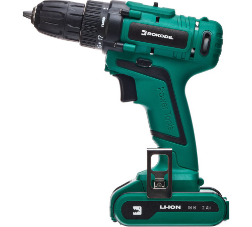 Дрель-шуруповерт Rokodil Twist 2 Pro 1 АКБ, кейс, оснастка