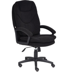 Офисное кресло TetChair Comfort LT флок черный